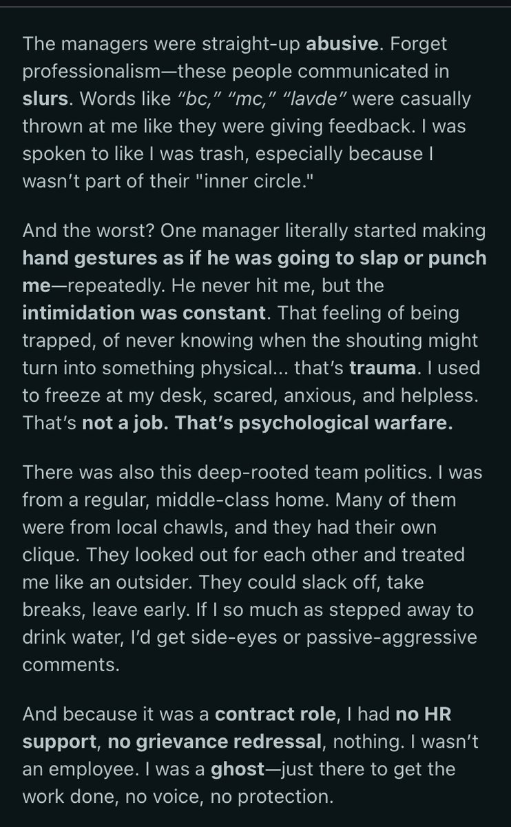 romaticize's tweet photo. Post on Zepto's toxic work culture on r/startupindia by a youngster https://t.co/bS8hbe52El