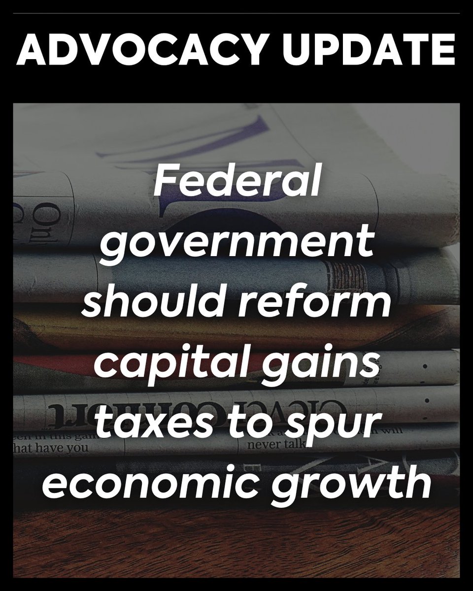 📢 Advocacy Update: Federal government should reform capital gains taxes to spur economic growth

Login to our Member's Only Area to read the full story: cfa.ca/members-only/2…

#CFAGrowingTogether #Franchising #Advocacy #News