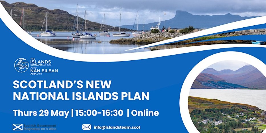 🚨🏝️ The National Islands Plan Online Consultation is here! Islanders, communities &amp; stakeholders—this is your chance to shape the future of Scotland’s islands. 
🗓️ 29 May 2025 | ⏰ 15:00 - 16:30 | 💻 Online
Make your voice count! 
Register now 👉 ow.ly/peT050VWbwi