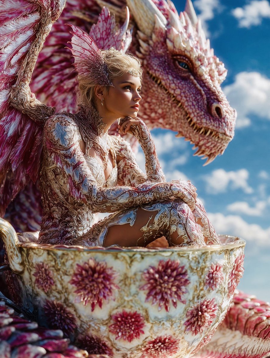 Good morning ☀️ 
Daily Teacup Fairy 🫶