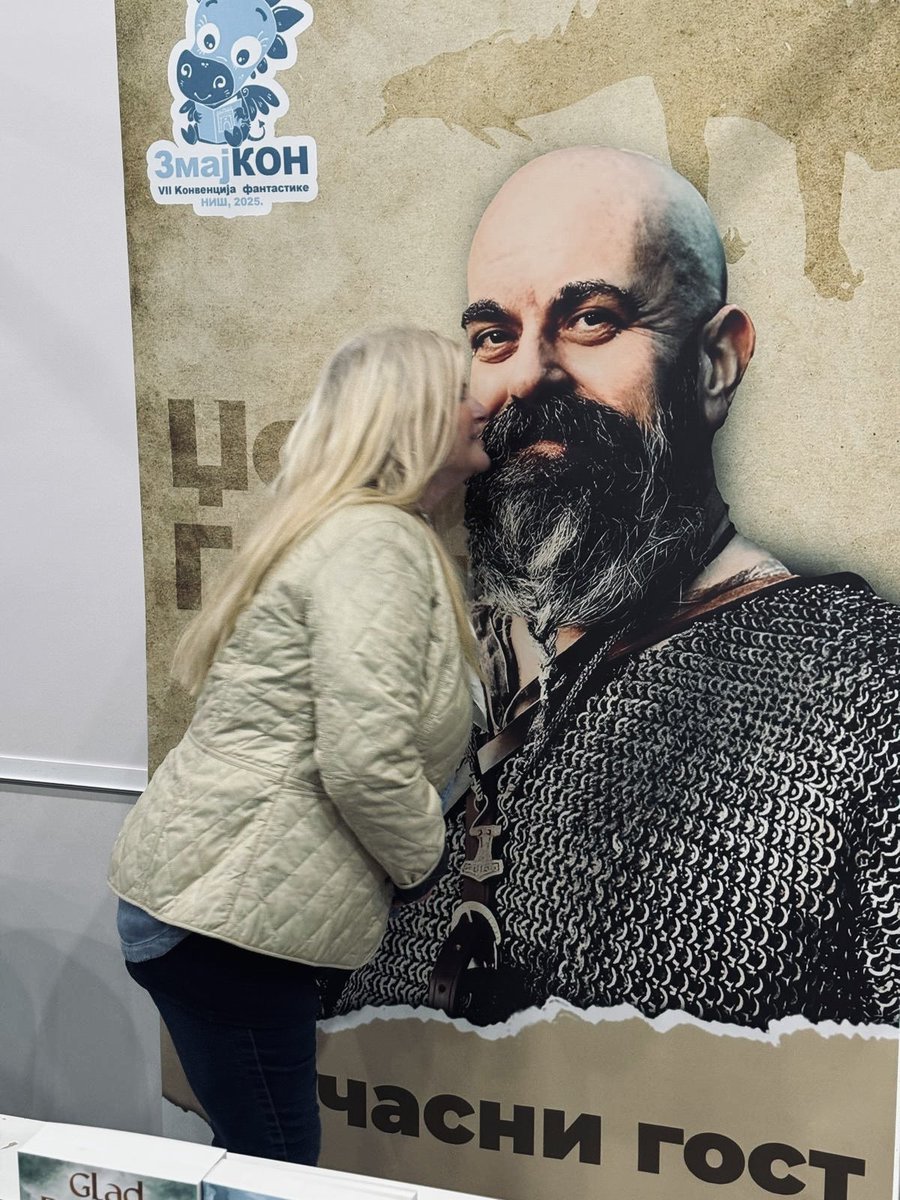 JohnGwynne_'s tweet image. I had such a wonderful time visiting Serbia with my wife for Zmajkon Festival in Niš and then a signing in Belgrade. We were looked after so well and met some amazing people. I’ll post more about this soon, but today Caroline and I are flying to France for (1/2)