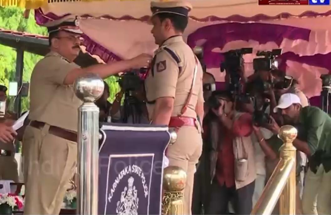 Honoured with the DG &amp; IGP’s Maiden Commendation Disc and had the privilege of being the Parade Commander at the Farewell Parade In Honour of Dr. ALOK MOHAN, IPS, DG&amp;IGP, Head of Police Force, Karnataka State held at KSRP Parade ground.

Congratulations to all the Awardees !!💐