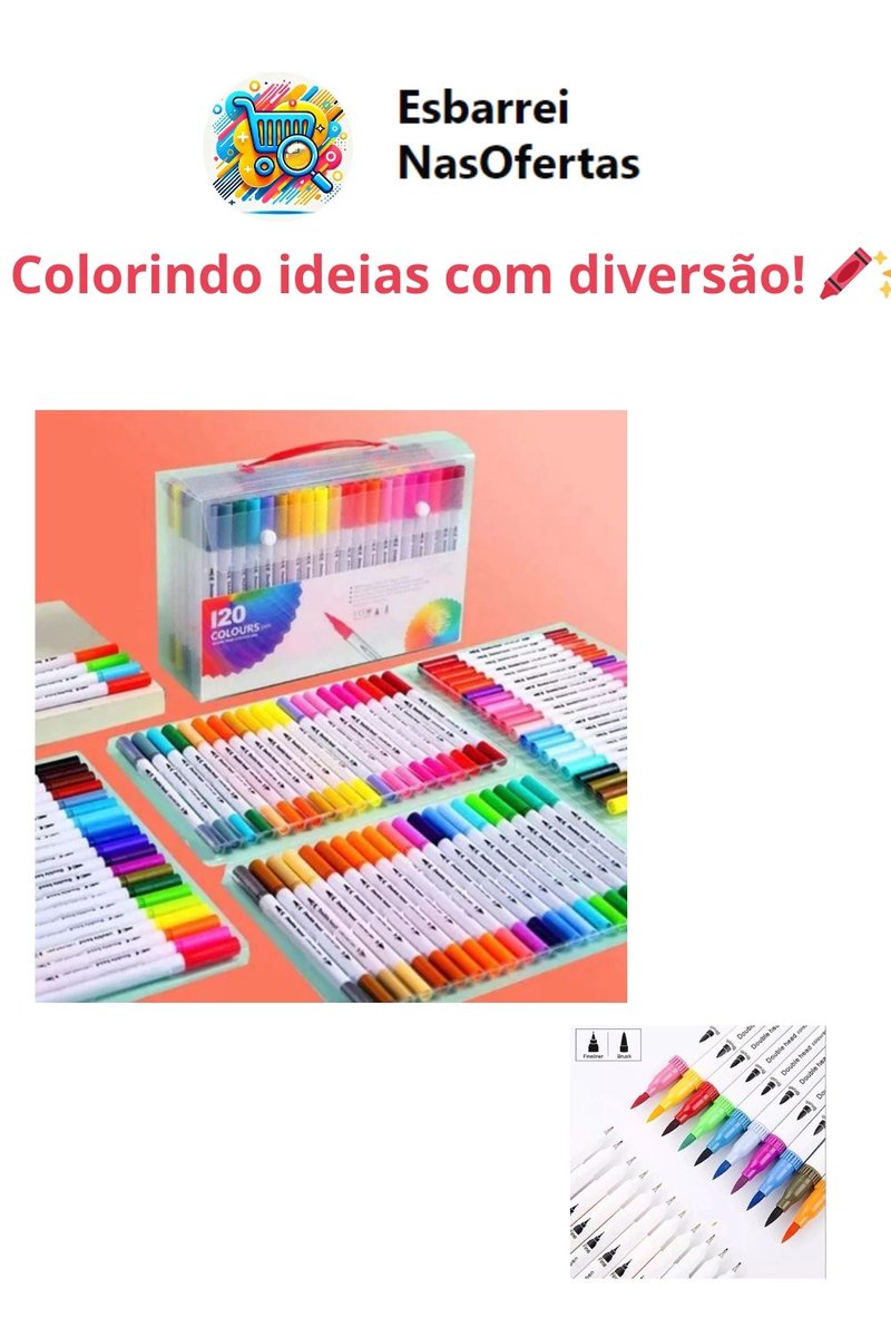 axadinhosdacrys's tweet image. Solte a criatividade e encha o mundo de cor! 🌈🖍️

#CanetinhasColoridas #CriatividadeSemLimites #MundoColorido #VoltaÀsAulas #AchadinhosCriativos

Aqui tem 👉🏻👉🏻👉🏻 s.shopee.com.br/60FDSNXodh