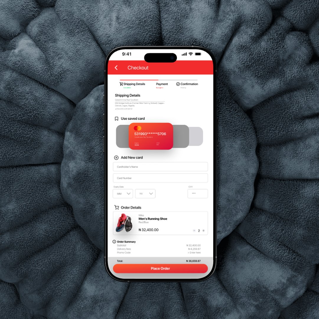 VyncAdeleke's tweet photo. Day 002 of 100 Days UI Challenge
Prompt: Credit Card Checkout

Here's a credit card checkout for an e-commerce website. How did I do?

#DailyUI https://t.co/DEnr9zoEhn