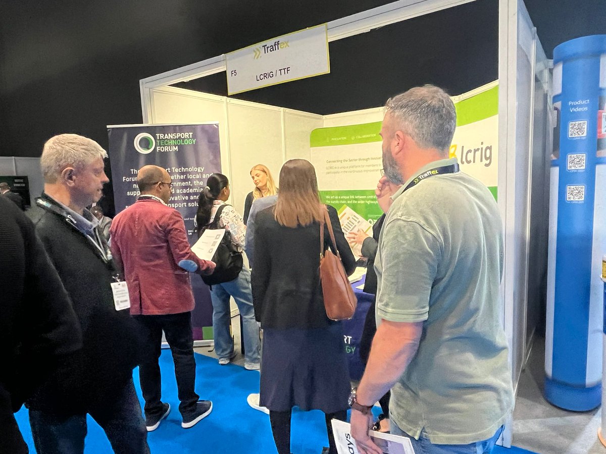 TRAFFEX: Keely, Shelley and Claire from LCRIG are representing TTF at Traffex this week (21–22 May) at the CBS Arena in Coventry.

If you’re attending, pop over to Stand F5 to say hello and find out more about the Transport Technology Forum!

#Traffex2025 #Parkex2025