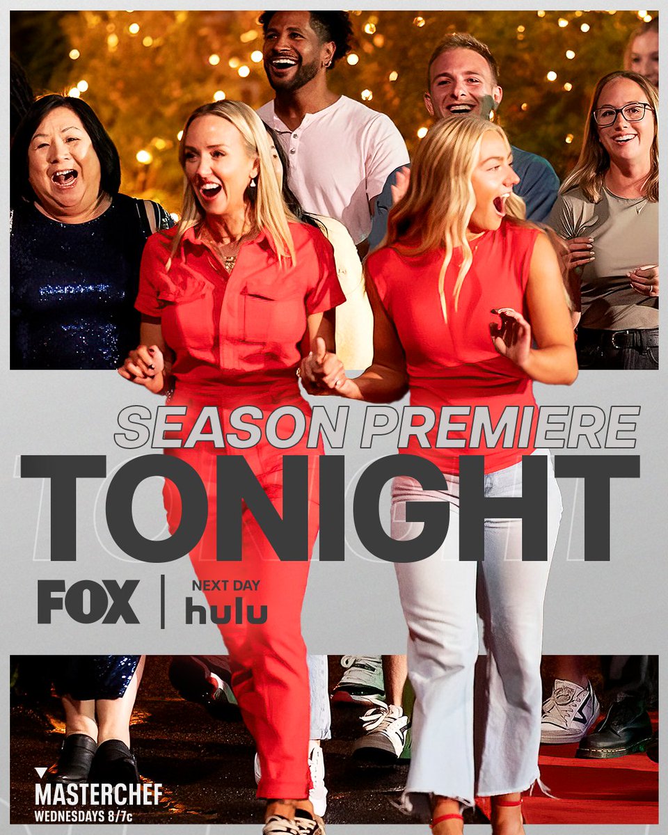 The wait is over. 🙌

Watch the #MasterChef: Dynamic Duos premiere TONIGHT on FOX, streaming next day on <a href="/hulu/">Hulu</a>!