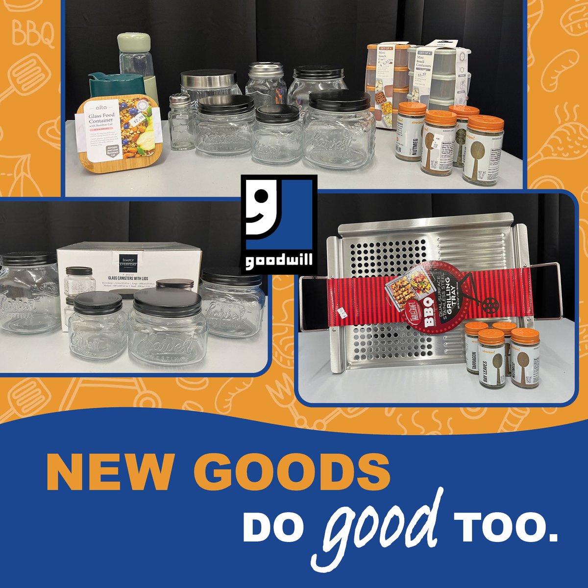 MarionGoodwill's tweet photo. Discover New Goods at our Delaware, Marion, Marysville, Mt. Gilead, & Sunbury stores! From home essentials to chic finds, these brand-new items support Goodwill’s mission while refreshing your shopping experience. New finds, same great cause.
#NewGoodsDoGood #ShopGoodwill https://t.co/lJGRig9YbE