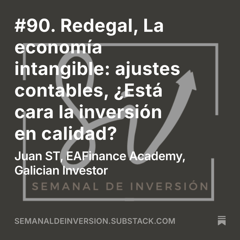 Semanal de Inversión #90 con publicaciones (link en bio)
<a href="/em4947790/">Andres</a> 
<a href="/GaliciaInvestor/">Galician Investor Quality Research</a> 
<a href="/CipresMomentum/">SrCiprés</a> 
<a href="/Gekko_TheGreat/">GKC Research</a> 
<a href="/Finanzasybolsa/">Tus Finanzas Personales</a> 
<a href="/AldeaValue/">Aldea Value</a> 
<a href="/BiadiuDani/">Dani Biadiu</a> 
<a href="/ValueInvestingS/">Paco Lodeiro Amado</a> 
<a href="/CesarSGR4/">César Sánchez-Grande</a> 
<a href="/gabcasla/">Gabriel Castro, CFA</a> 
<a href="/SlowDividend/">Slow Dividend</a> 
<a href="/IngWallStreet/">El Ingeniero de Wall Street</a> 
<a href="/Invesquotes/">Leandro</a> 
<a href="/CocoaBeansPod/">Cocoa Beans Podcast</a> 
<a href="/Jlfresneda/">Juan L Fresneda</a>