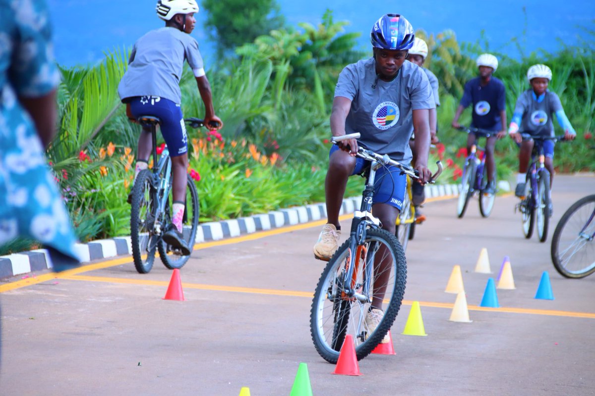 BugeseraC's tweet photo. In their return to the Field of Dreams, the guests and BCT team riders participated in cycling clinic held at the center's racetrack and pump truck.

END! https://t.co/PwO3qrLqgk