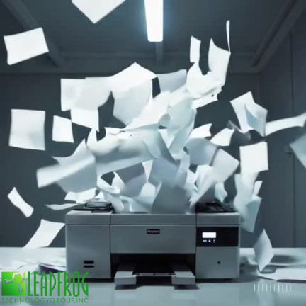 leapfrogtech's tweet photo. 🖨️ "It's just a printer..." That's what hackers want you to think.    28,000 printers were hacked in minutes—thanks to default passwords &amp; old firmware. 😳    Yours could be the weakest link.    🔒 How to secure it:  https://t.co/xGRZ5DmPMF    #CyberSecurity #PrintSecurity https://t.co/afj4QkjdYN