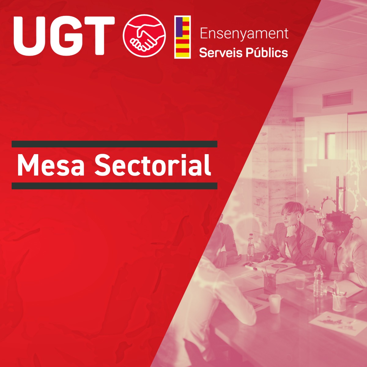 Mesa Sectorial d’avui dia 21 de maig on s’ha tractat la proposta de criteris de quota.

Hem defensat la necessitat real de reduir ràtios, respectar l’autonomia dels centres i garantir els recursos adequats, especialment per a l’alumnat NEE.

ℹ️👉balears.ugt-sp.es/mesa_21_maig_q…
