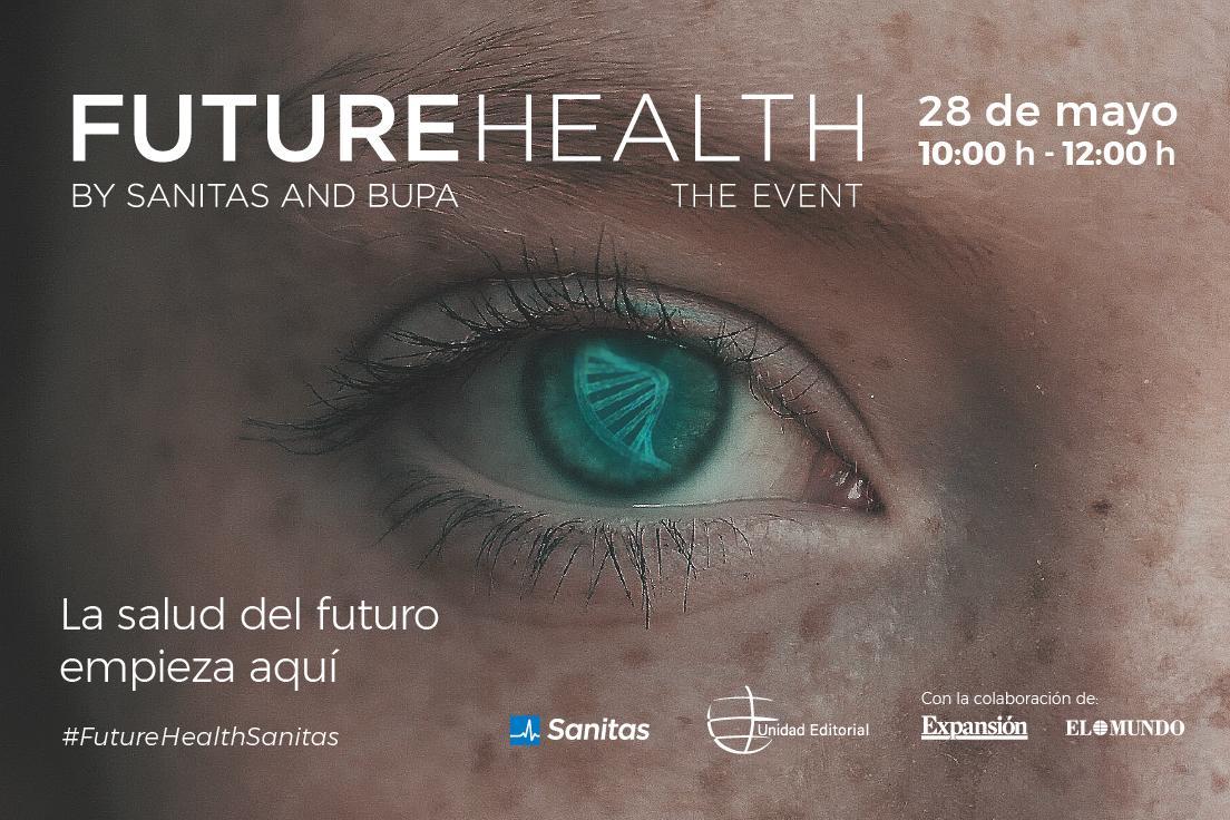 elmundoes's tweet photo. ¿Cómo será la salud del futuro?
El 28 de mayo lo descubriremos en ‘Future Health The Event’ junto a figuras claves del sector como @SirMCaulfield y Adrián Llerena. 

Un evento de @sanitas  en colaboración con @elmundoes 

👉🏻 https://t.co/7jNv2B5HdE 

#FutureHealthSanitas https://t.co/nJ3ytWXxLg