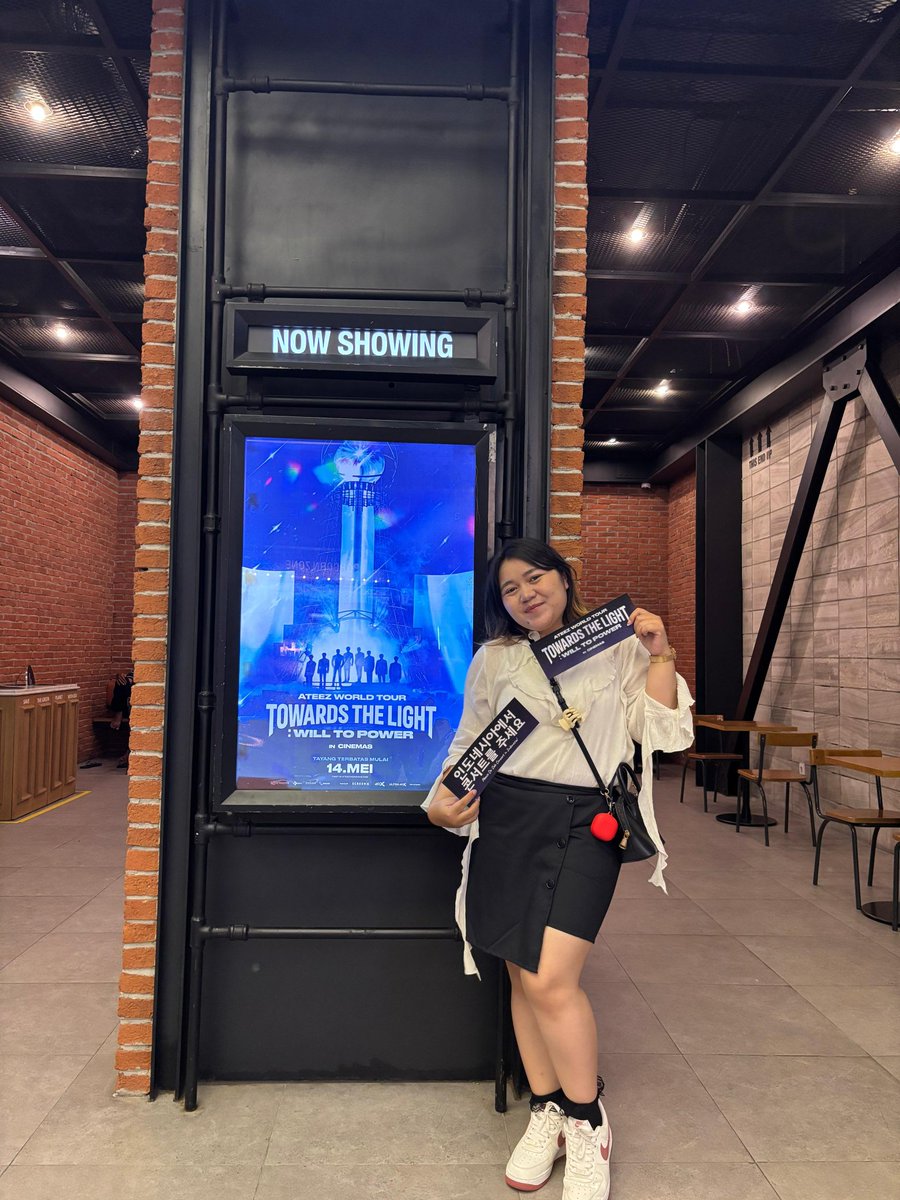 allfor_woo's tweet photo. May 18, 2025.. Unforgettable day.. People said, loneliness could kill and I witnessed it. But with them, I'm never alone and i will never be.. Special thanks to @CGV_ID for making this happen. 
Ateez, please come to Indonesia!!! #ATEEZ_WORLD_TOUR_IN_CINEMAS https://t.co/mNGHtZqpwr
