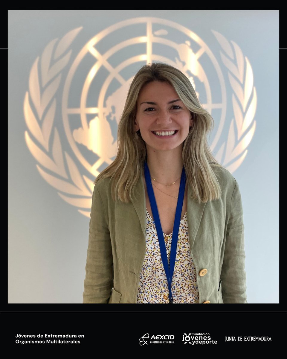 JóvenesdeExtremaduraenOOMM (@jovenesextoomm) on Twitter photo ✈️Desde Extremadura hasta Bruselas.
💼 Irene Gurría, nueva incorporación del programa Jóvenes de Extremadura en Organismos Multilaterales, trabaja desde Bruselas en la oficina del Programa de Naciones Unidas para el Desarrollo (<a href="/pnud/">ONU Desarrollo</a>). ✈️Desde Extremadura hasta Bruselas.
💼 Irene Gurría, nueva incorporación del programa Jóvenes de Extremadura en Organismos Multilaterales, trabaja desde Bruselas en la oficina del Programa de Naciones Unidas para el Desarrollo (<a href="/pnud/">ONU Desarrollo</a>).