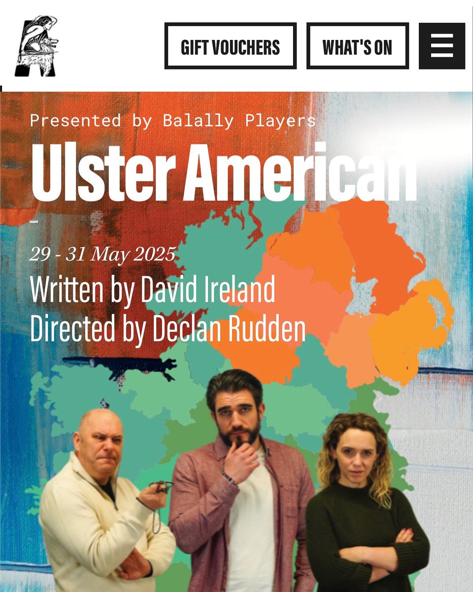 dlr Mill Theatre (@dlrmilltheatre) on Twitter photo Massive congratulations to Balally Players on winning The Abbey Award at the RTÉ All Ireland Drama Finals for Ulster American! 🎉
Ulster American ran at dlr Mill Theatre this past February.
It will next run <a href="/AbbeyTheatre/">Abbey Theatre</a> from ✨29-31 May ✨
Book now: abbeytheatre.ie/whats-on/ulste… Massive congratulations to Balally Players on winning The Abbey Award at the RTÉ All Ireland Drama Finals for Ulster American! 🎉
Ulster American ran at dlr Mill Theatre this past February.
It will next run <a href="/AbbeyTheatre/">Abbey Theatre</a> from ✨29-31 May ✨
Book now: abbeytheatre.ie/whats-on/ulste…