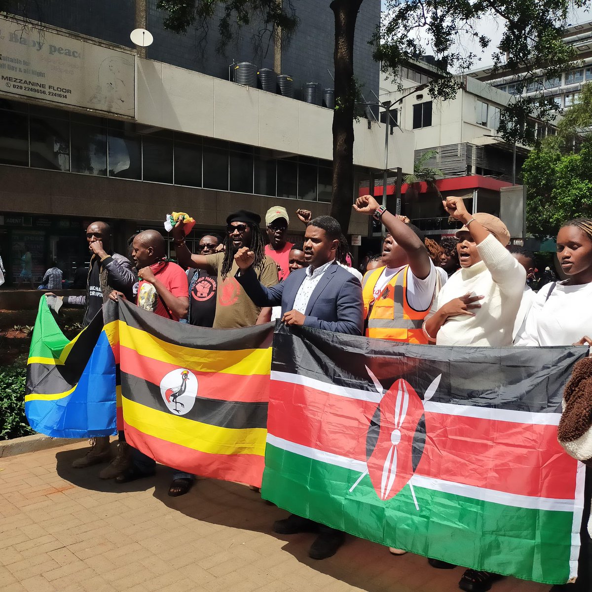 husseinkhalid (@husskhalid) on Twitter photo Today I joined comrades and the family of <a href="/bonifacemwangi/">The People’s Watchman</a> outside the Tanzanian High Commission to demand for his release.
We reiterated that both the governments of Kenya and Tanzania, must respect the rule of law and release <a href="/bonifacemwangi/">The People’s Watchman</a> and <a href="/AAgather/">Agather Atuhaire</a> forthwith. Today I joined comrades and the family of <a href="/bonifacemwangi/">The People’s Watchman</a> outside the Tanzanian High Commission to demand for his release.
We reiterated that both the governments of Kenya and Tanzania, must respect the rule of law and release <a href="/bonifacemwangi/">The People’s Watchman</a> and <a href="/AAgather/">Agather Atuhaire</a> forthwith.