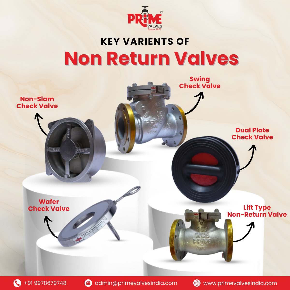 PrimeValves_Mfg's tweet photo. Prevent backflow with Prime Industrial Valves—durable, low-maintenance Non-Return Valves for reliable one-way flow in all industries.
visit- https://t.co/2uuzANdF9H
#primevalves #nonreturnvalves #swingcheckvalve #nonslamcheckvalve #dualplatecheckvalve #wafercheckvalve https://t.co/71PInmDQ20