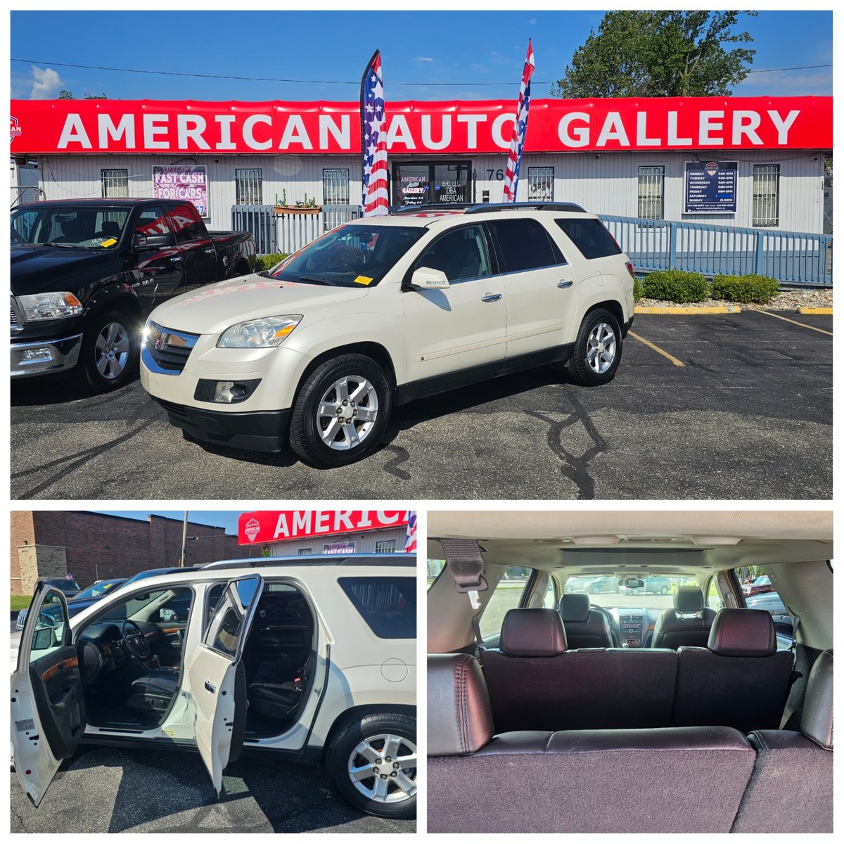 GalleryAmerican's tweet photo. 🚙Check out this spacious 2007 Saturn Outlook! 🚙
 📍 American Auto Gallery
 764 S Byrne Rd, Toledo, OH
 📞 419-386-0657
👇 Drop a 🚗 if you're ready to ride with no credit hassle! https://t.co/q5mAazkh8I