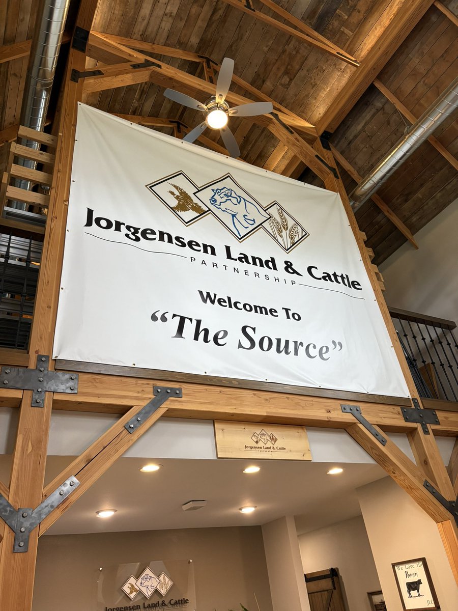 kacie_mccarthy's tweet image. 2025 Study Tour w/ @unlbeefscholars
Jorgensen Land & Cattle, a fourth-generation family operation that has built a viable legacy thru innovation and diversification —in genetics, in soil, and in experience.