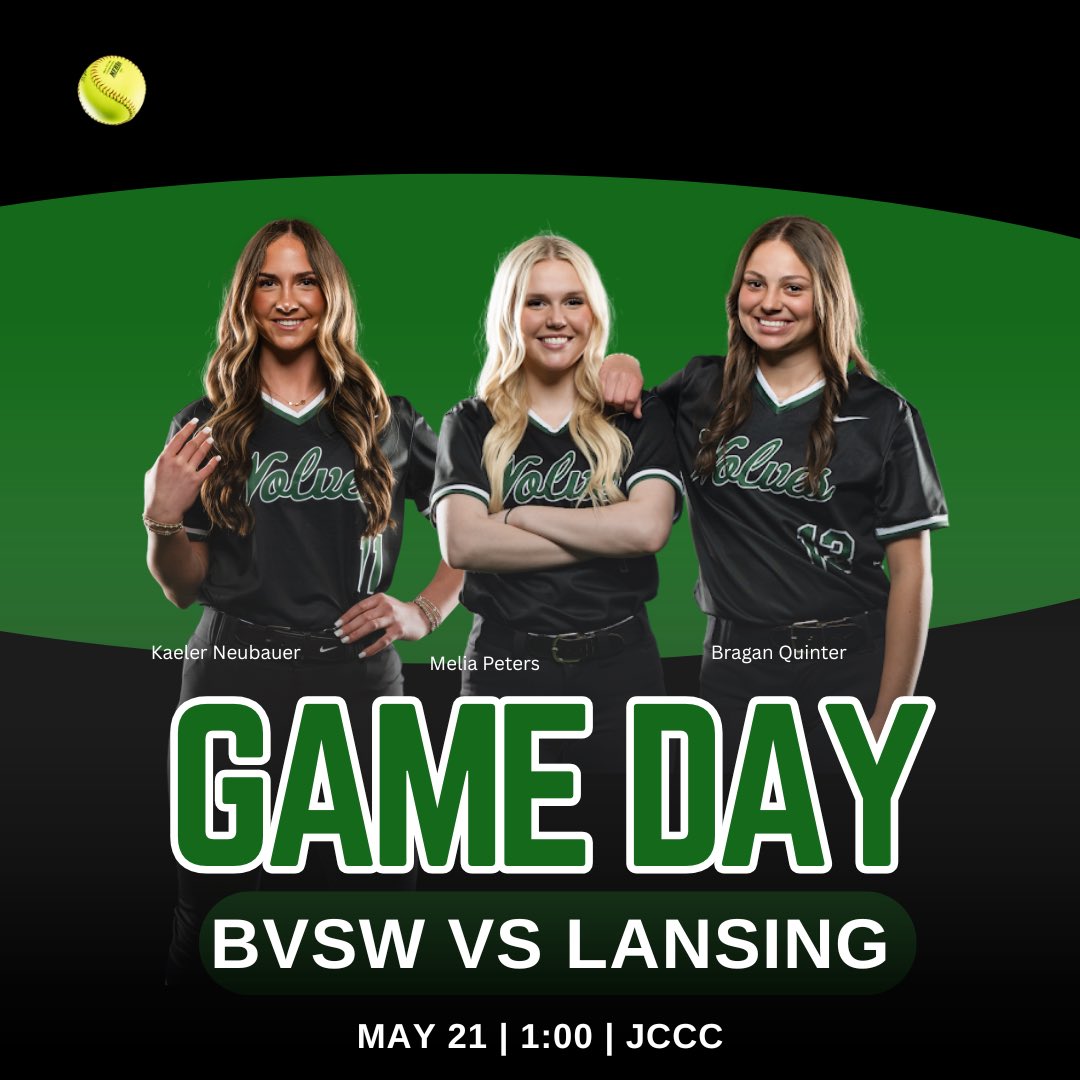 Regional Game Day!
🆚Lansing
⌚️1:00
📍JCCC