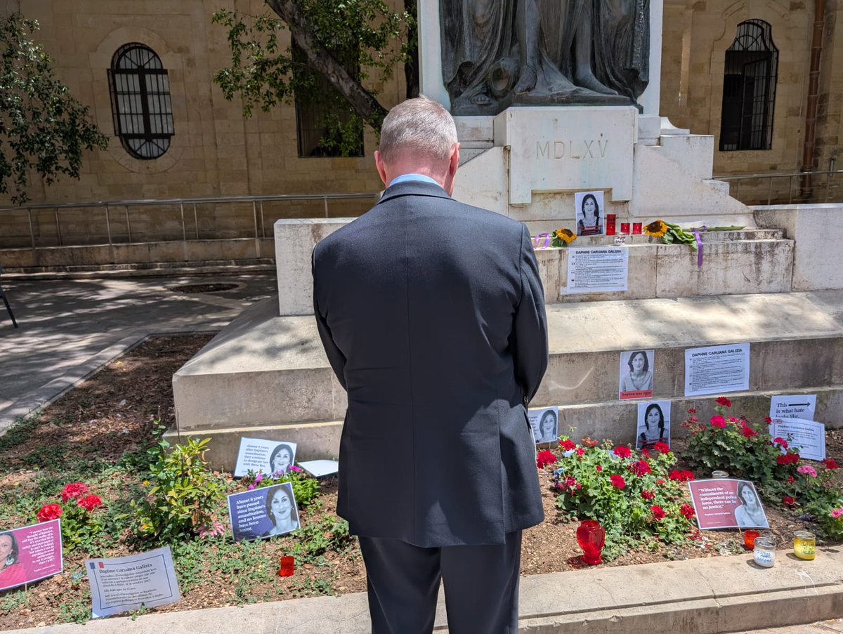 Commissioner for Human Rights (@commissionerhr) on Twitter photo Thank you <a href="/mcaruanagalizia/">Matthew Caruana Galizia</a> <a href="/Corinne_Vella/">Corinne Vella</a> for meeting me today, for telling me about your mother and sister #DaphneCaruanaGalizia, and for fighting for justice for her and others. We will honour her by standing up for accountability and #RuleofLaw in #Malta and across #Europe. Thank you <a href="/mcaruanagalizia/">Matthew Caruana Galizia</a> <a href="/Corinne_Vella/">Corinne Vella</a> for meeting me today, for telling me about your mother and sister #DaphneCaruanaGalizia, and for fighting for justice for her and others. We will honour her by standing up for accountability and #RuleofLaw in #Malta and across #Europe.