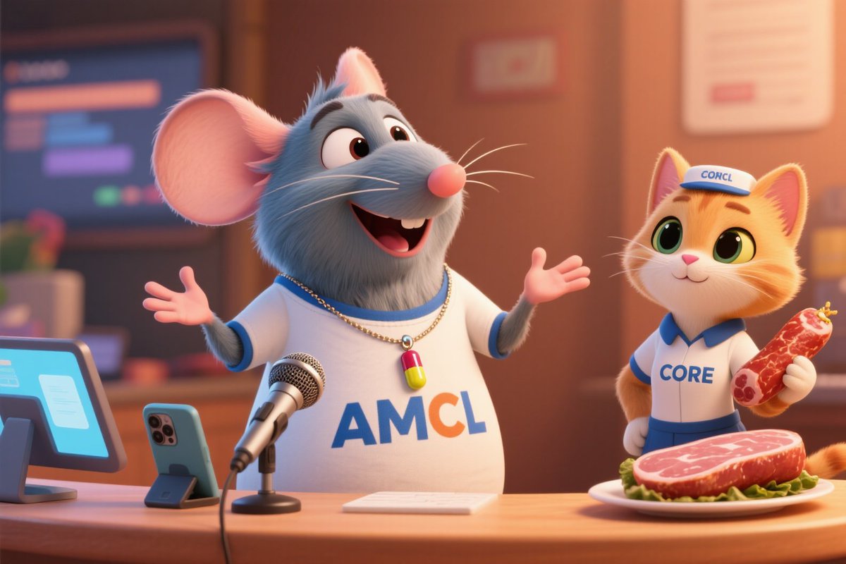 AMCL_Labs's tweet photo. Host #AMCL Rat and assistant #CORE Cat are live streaming their product sale! Hurry and grab your favorites now!🐭💊➕😺 https://t.co/sPXubN3l52