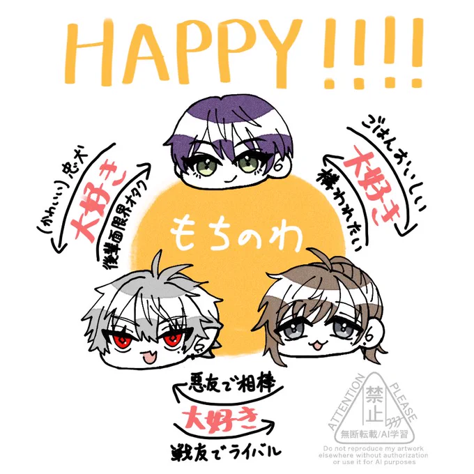 雑もちのわ相関図 