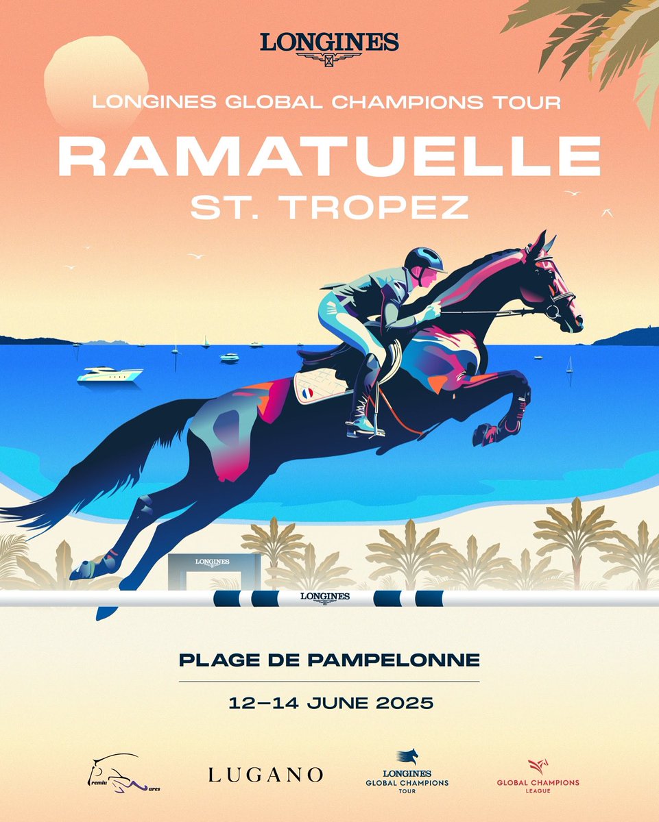 Longines Global Champions Tour of Ramatuelle, St. Tropez we’re on our way ☀️🏖️🐴

Will you join us there? Tickets and tables are almost sold out 🤯🎟️ Visit the link to grab yours! 👉🏼 bit.ly/YTTTW 

#LonginesGlobalChampionsTour #ShowJumping #StTropez #France #LGCT