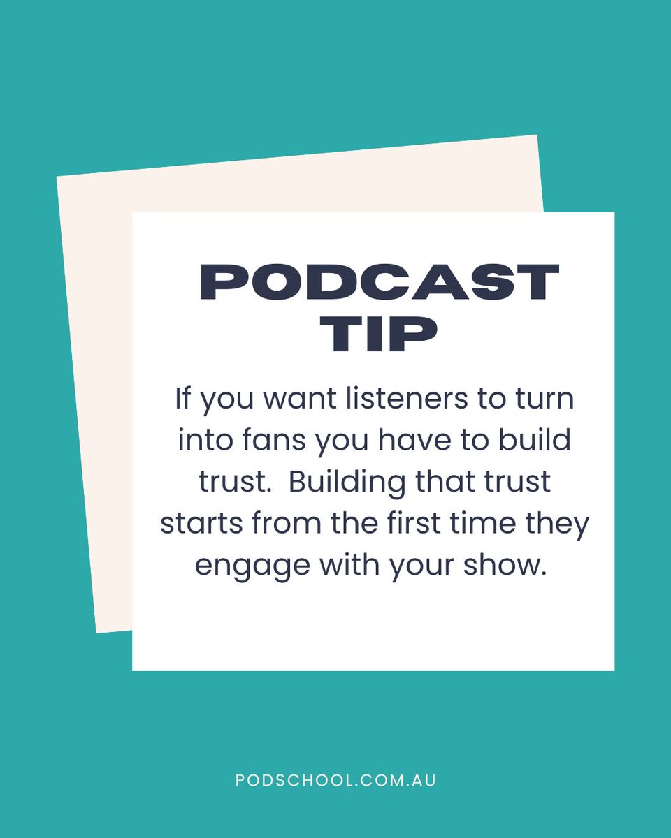 Trust is the foundation of podcast growth.
Every interaction - your name, description, or social post - is a chance to build it.
#PodcastTips #PodcastGrowth #StartAPodcast
rachelcorbett.com.au/podcast-episod…