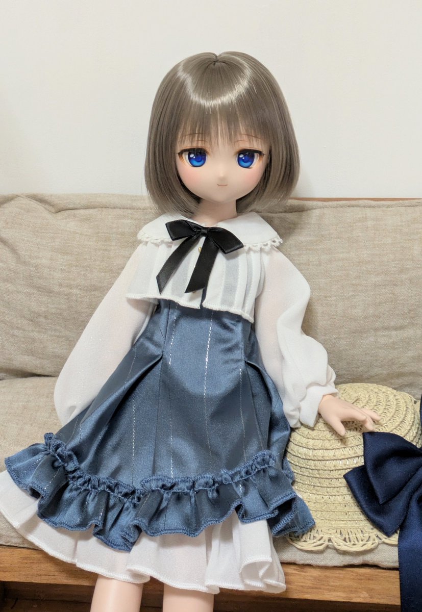amu11899's tweet photo. 新しいお洋服買ったので、雪音ちゃんに着せました☺️☺️
#君影草Doll https://t.co/qwvFhboiIP