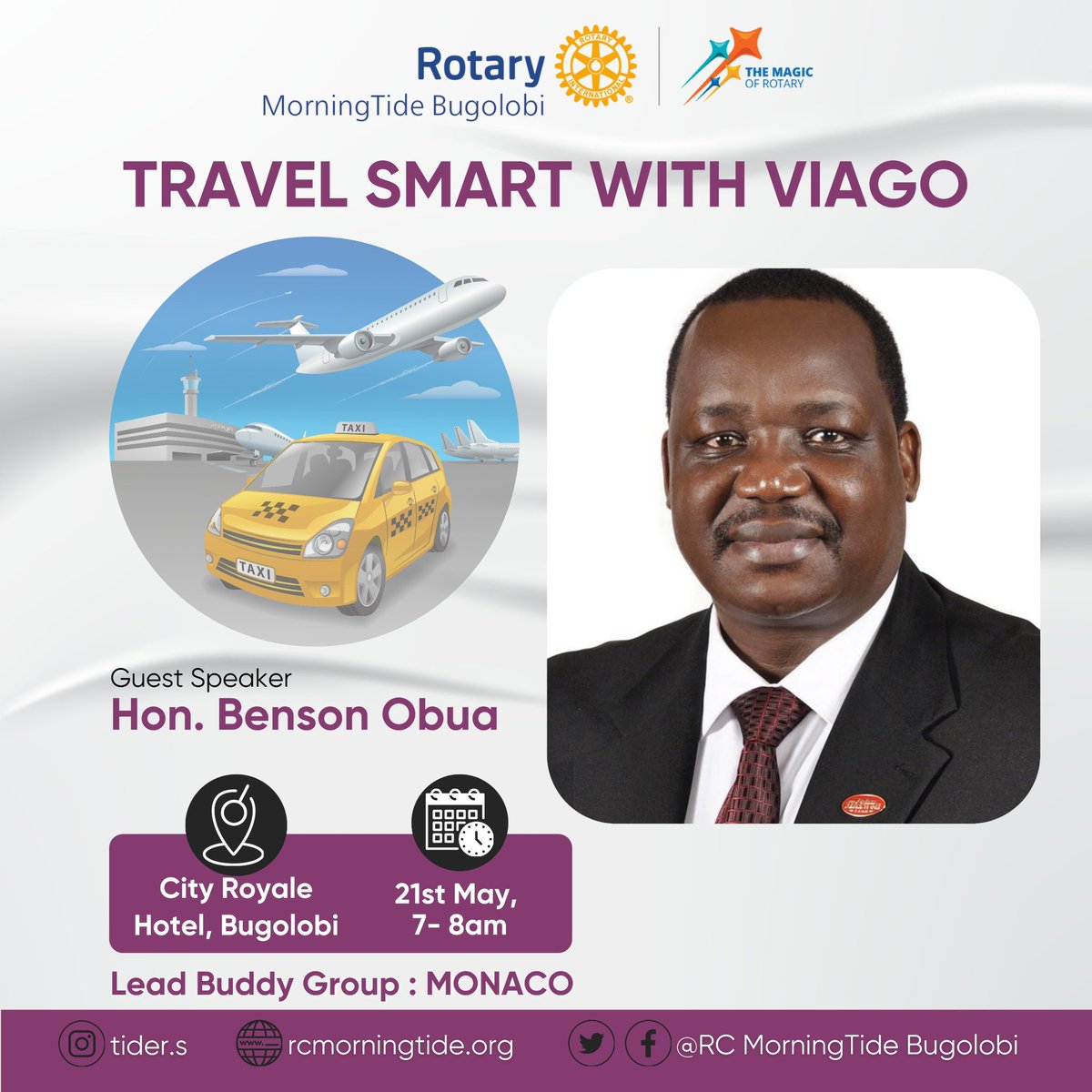 Today, we had the privilege of hosting Hon. Benson Obua, who shared valuable insights on "Smart Travel By Virgo" with us! It was an enlightening session, and we're grateful for the opportunity to learn from his experience .