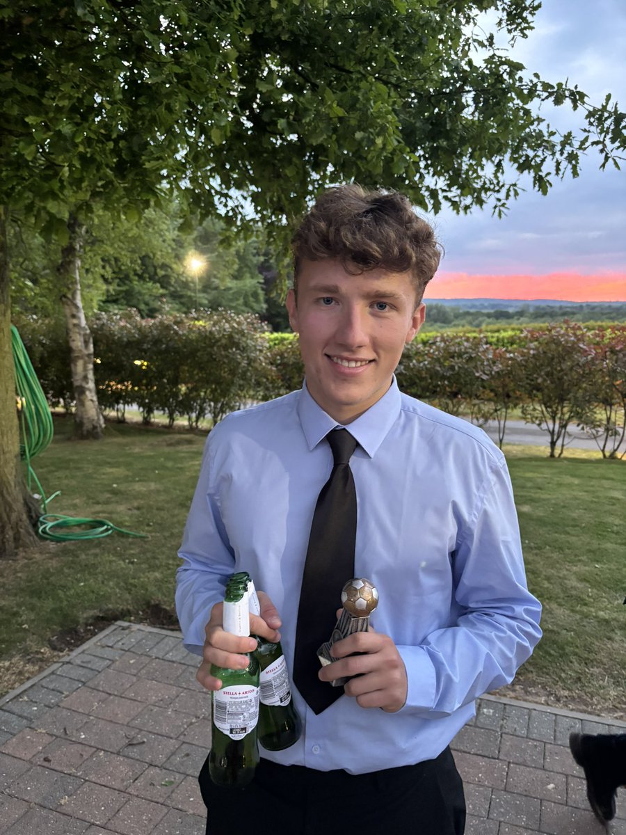 charliewjdee's tweet photo. Second year of university football complete🎉Not sure how but managed to get top goalscorer😅Big thanks to all the lads who are mostly finished with Uni now, I hope next year I can run the club as well as it has been❤️ https://t.co/l29S6Mv4Mf