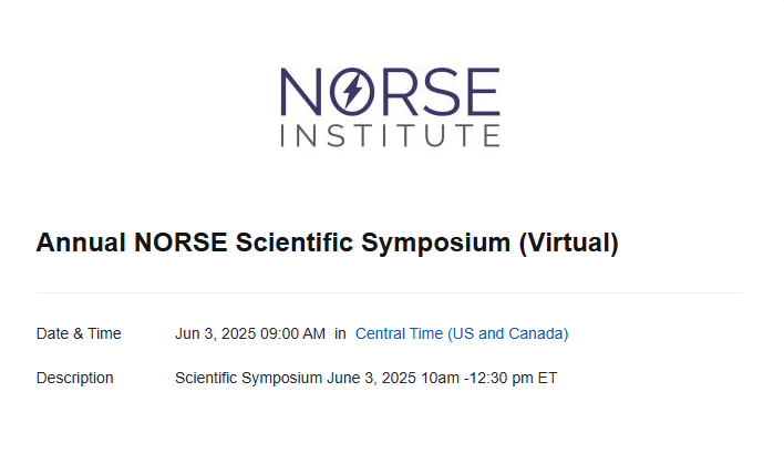 neurocritical's tweet photo. NCS endorses these upcoming virtual NORSE events. 

Scientific Symposium 📆 June 3
➡️ Early recognition, treatment &amp; communication of NORSE/FIRES
🔗 https://t.co/P0E1eeyMa8

Family Conference 📆 June 4
➡️ Addressing doctor - family communication gaps
🔗 https://t.co/scdKUfUFPc https://t.co/m2xQW6Ztwt