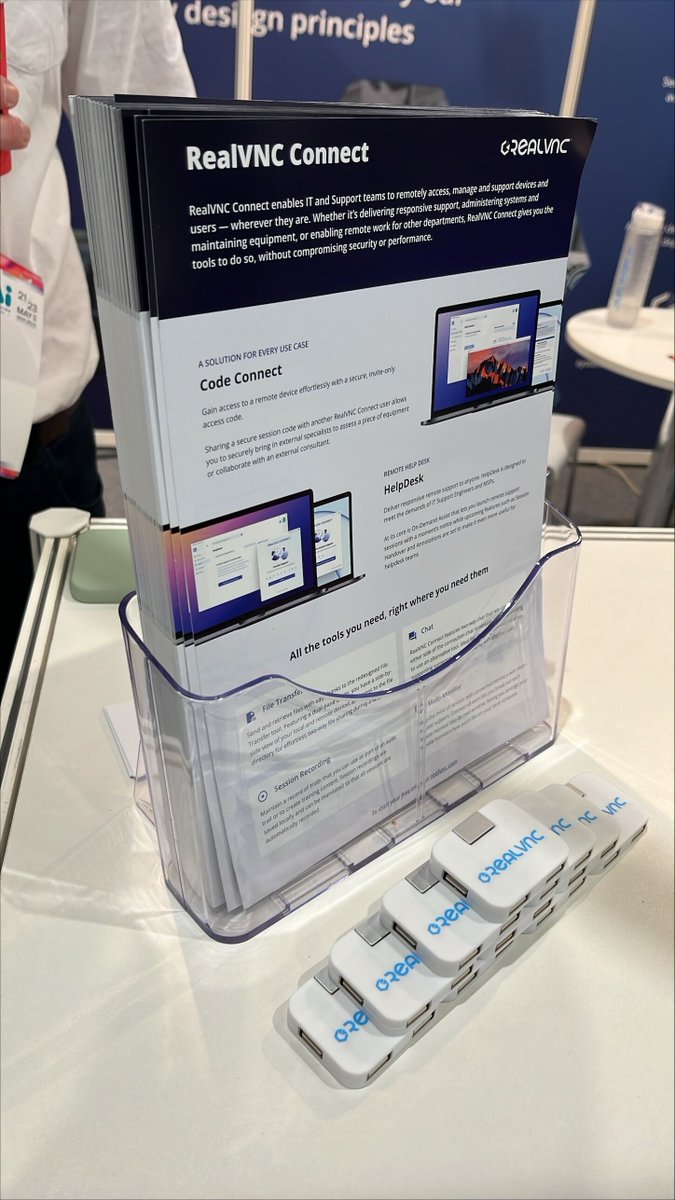 RealVNC's tweet image. GITEX Europe 2025 is underway in Berlin. Visit RealVNC at Stand No – H3.2-29, Hall No – 3.2. Richard Petitt, Chris Beagle, Daisy Beaven and Brad Walton are there to answer all your questions. 
Check out some great pictures from GITEX Europe 2025 below.

#GITEXEurope2025 #RealVNC
