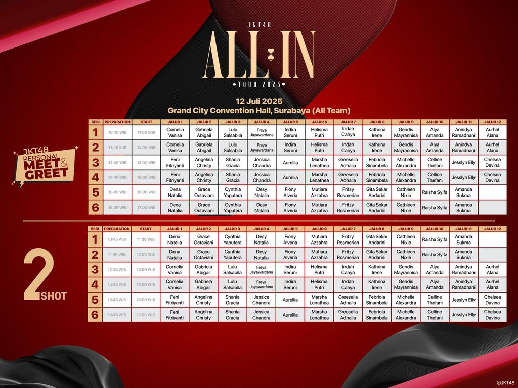 Phinao810Phinao's tweet photo. ❗️PENGUMUMAN MNG DAN 2S JKT48 ORIGINAL SETLIST❗️

Sehubungan sudah diinfokan . Dengan ini kami buka booking list. Langsung dm aja guys

Note: khusus yang mau BOOKING list

#jokiwar #jokimngjkt48 #joki2sjkt48 #jkt48 #JOKI https://t.co/xCjLBAdAUM