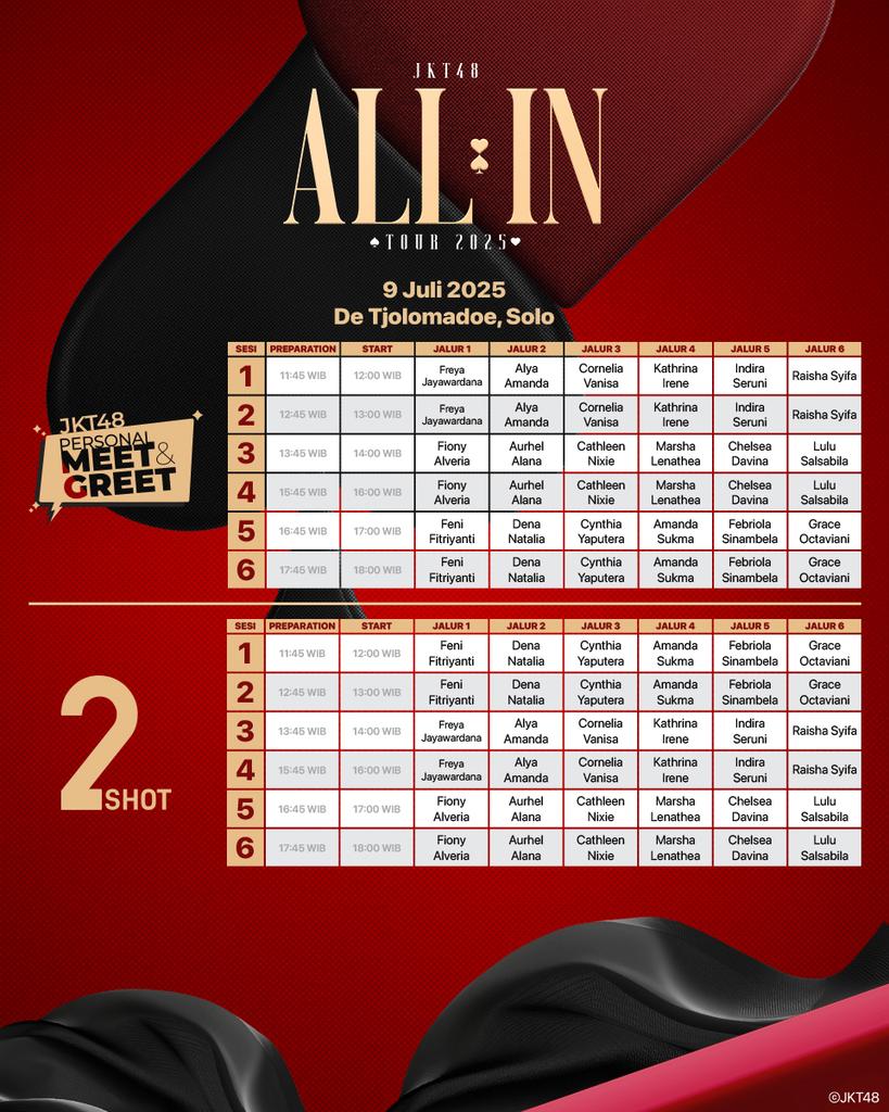 Phinao810Phinao's tweet photo. ❗️PENGUMUMAN MNG DAN 2S JKT48 ORIGINAL SETLIST❗️

Sehubungan sudah diinfokan . Dengan ini kami buka booking list. Langsung dm aja guys

Note: khusus yang mau BOOKING list

#jokiwar #jokimngjkt48 #joki2sjkt48 #jkt48 #JOKI https://t.co/xCjLBAdAUM