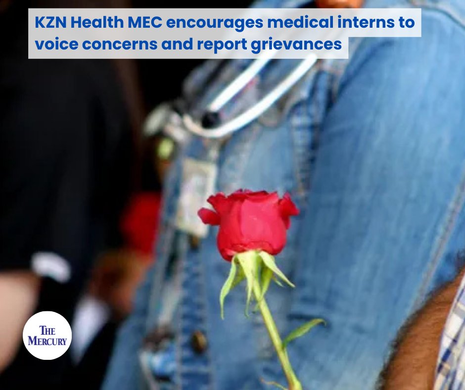 TheMercurySA's tweet photo. 🚨 Tragic news from KZN: Dr Aluluto Mazwi, a medical intern, died while on duty. Allegations suggest he was told to work despite being ill. 
Read more: https://t.co/LX8tRcNr2L

#HealthyLiving #Medical #MentalHealth  #HealthcareHeroes #SupportInterns #TragicLoss #SpeakUp https://t.co/PU6qQBOp4U
