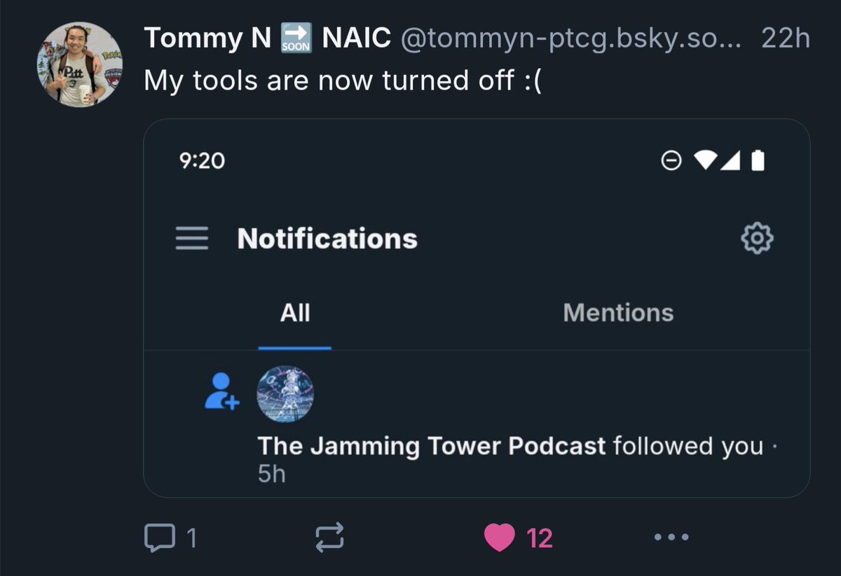 Bluesky with the bangers. 😅