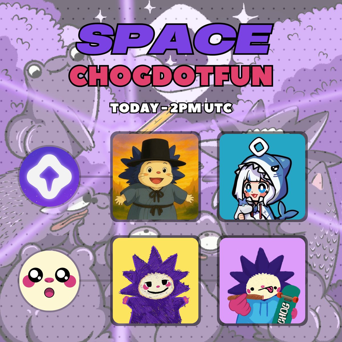 Chogdotfun space: Monad Eco 🟣

Let’s yap about the future of Monad and its ecosystem!