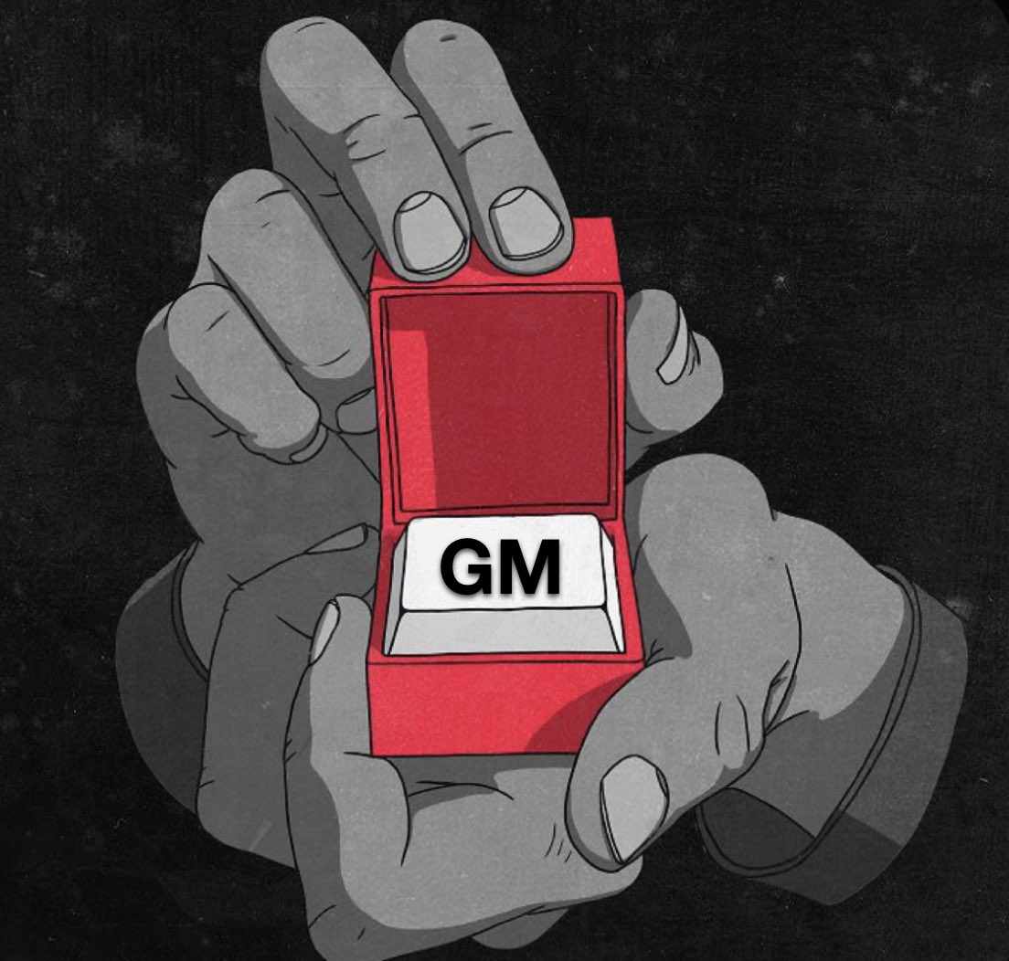 GM to each and every single one of you. Life's been busy but we're back. Hope all is well!