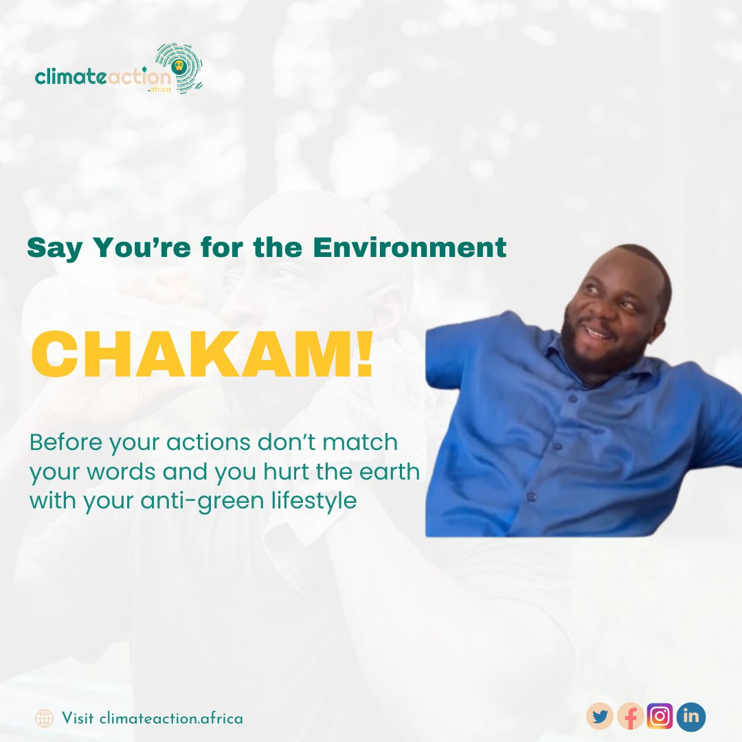 climateactionaf's tweet photo. Where have you been caught? 😅
You can't say go green and still be out there
breaking green laws 😔 

#ChakamChallenge #climateaction #greenenergy  #Sustainability #climatehero https://t.co/XQQ7e666op