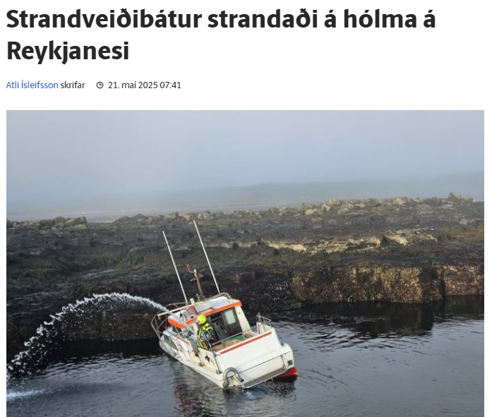 Níu útköll á tveimur sólarhringum. 
Eru "hagkvæmu" strandveiðarnar að hefjast svona vel ? 🙃