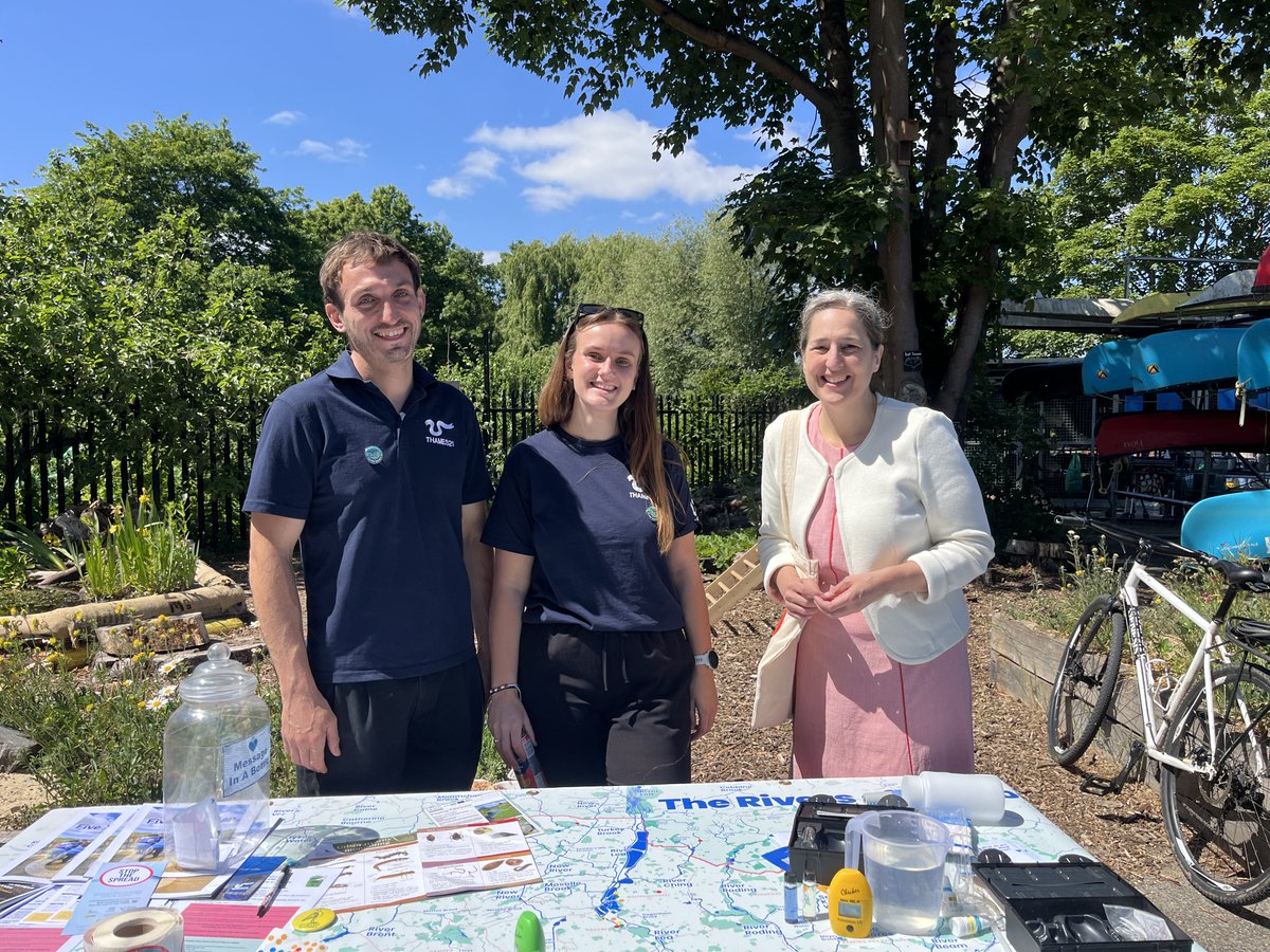 Thames21's tweet photo. It was fantastic to be at the kick off event for the Love Lea Festival over the weekend at the Leaside Trust. We love the River Lea.

We were able to showcase our work to local residents. 🧵⬇️ https://t.co/3BT2EMpIdL