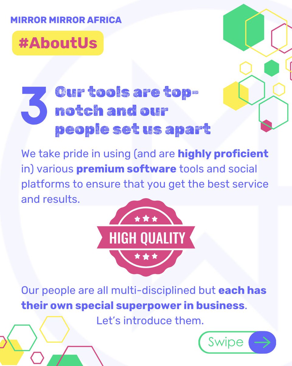 MirrorInsights's tweet photo. Hi there 👋
If you're curious about #MirrorMirror - what we do, and who we are - then this mini🧵is for you.

If you need an ACE, we're here for you - chat to us today! ☎️

#DMforData #AboutUs https://t.co/P5W9iwVHDv
