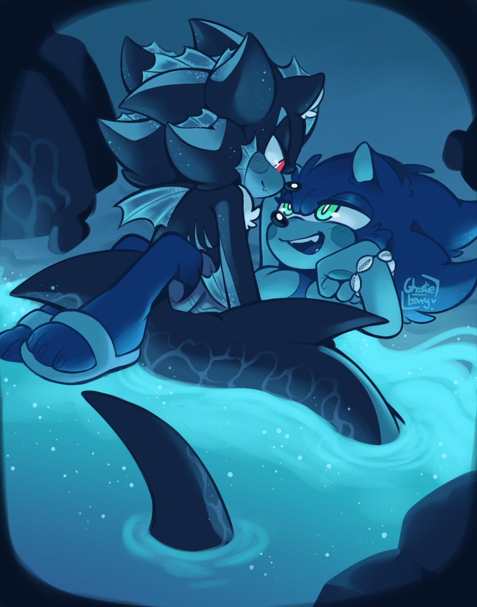 A quick little something before mermay ends 💙✨
#sonadow