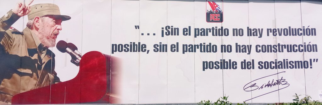 «¡Sin el partido no hay revolución posible, sin el partido no hay construcción posible del Socialismo! #FidelPorSiempre

#LasTunasPorLaSalud
#CubaPorLaVida
#PorLasTunasLaVictoria