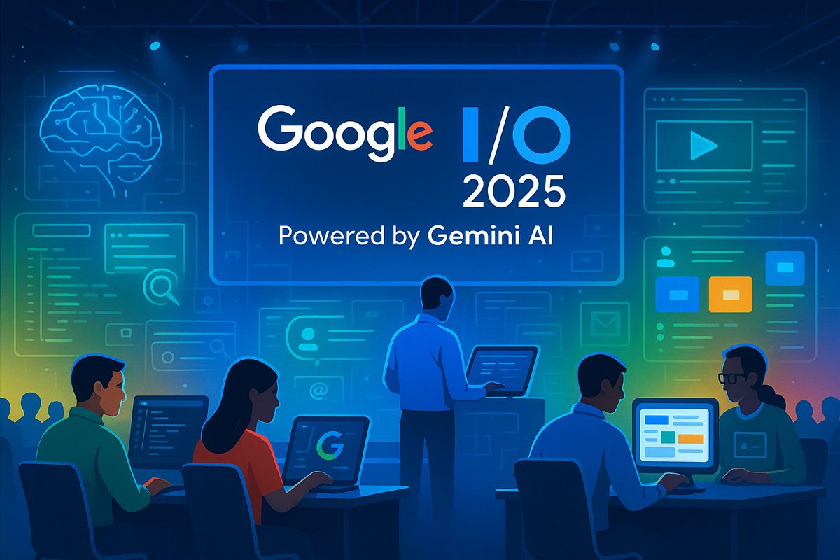 Deepak_Paragi's tweet image. 🚀 #GoogleIO2025 dropped major AI updates:
🔹 Gemini 2.5 Pro: Smarter, deeper thinking
🔹 AI in Search: Chat-style info
🔹 Project Astra: Voice + vision AI
🔹 Flow, Veo 3, Imagen 4: Gen media tools
🔹 Code Assist: Dev-friendly AI boost
#FutureOfTech #DeepcipherAI