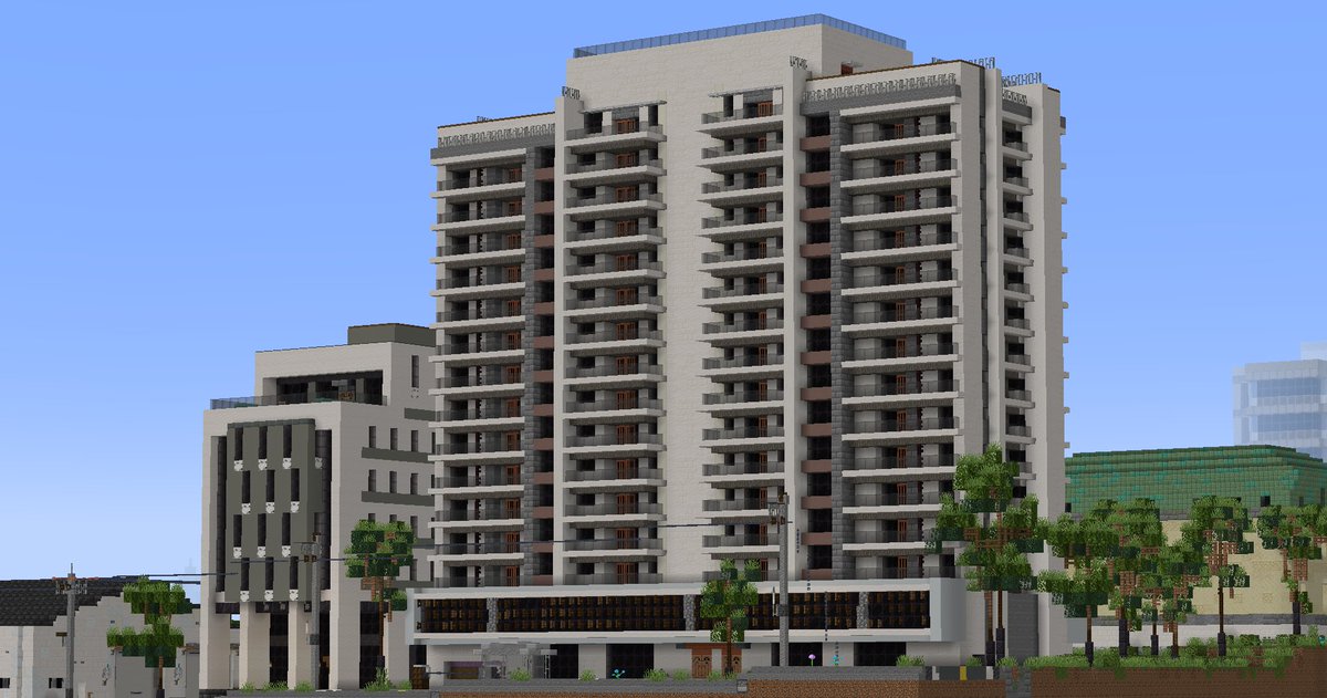 Apartment Building #4 
#Minecraft #minecraft建築コミュ