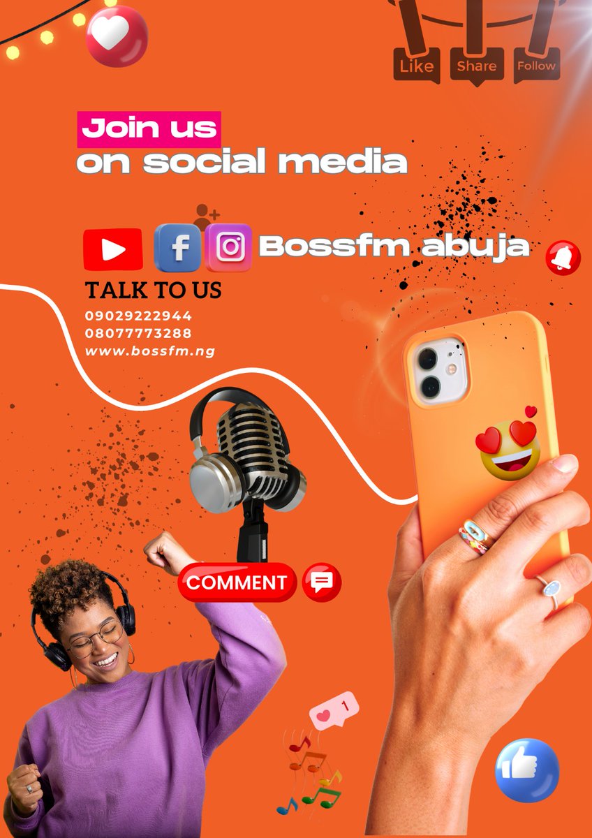 Bossfmabuja's tweet photo. Let's be your go to for News and Entertainment https://t.co/kglLhbaYnU