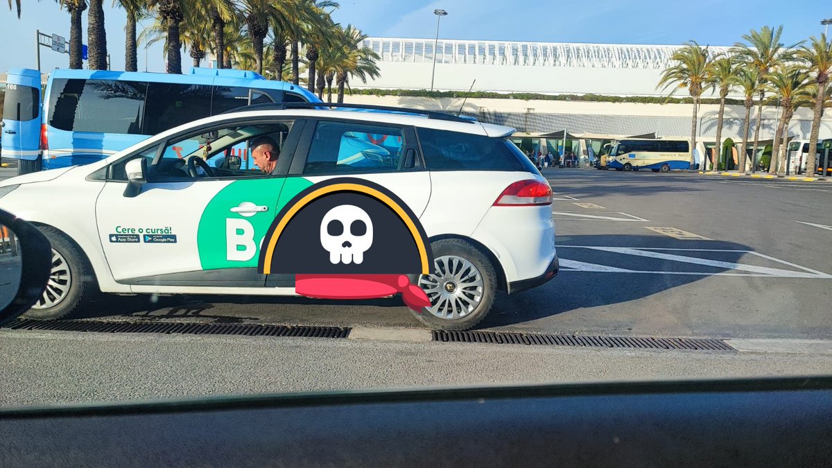 taxiyellowblack's tweet photo. Somos jodidamente ilegales": en #Mallorca se ha visto un vehículo de #BoltApp con matrícula blanca operando. Hacen publicidad engañosa, ni siquiera tienen flota real. Así funcionan estas plataformas. ¿De verdad se les va a permitir esto? @diariomallorca @policiadepalma #Denuncia https://t.co/dNydOSzcLd